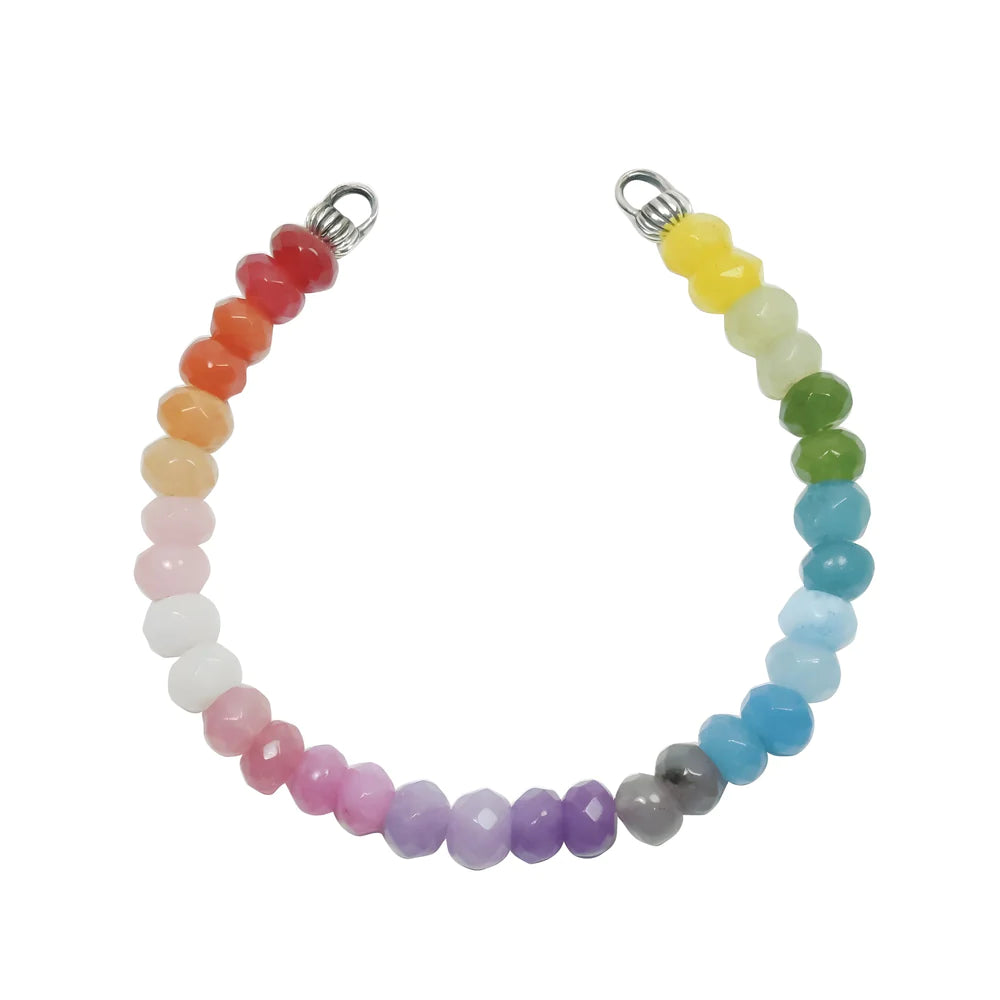 RAINBOW QUARTZ BRACELET 15CM