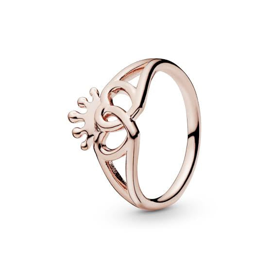 ANILLO CORAZONES ENTRELAZADOS 52
