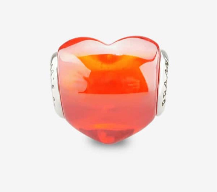 LAVA LAMP HEART CHARM